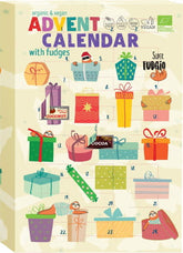 Calendario de Adviento con fudges veganos BIO 260g SUPER FUDGIO