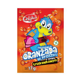 Σκόνη πορτοκαλιού Brause με γεύση φράουλας 17 g CELIKO