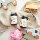 Omega + Vitamin D3 400 IE til børn 60 AURA HERBALS drejekapsler