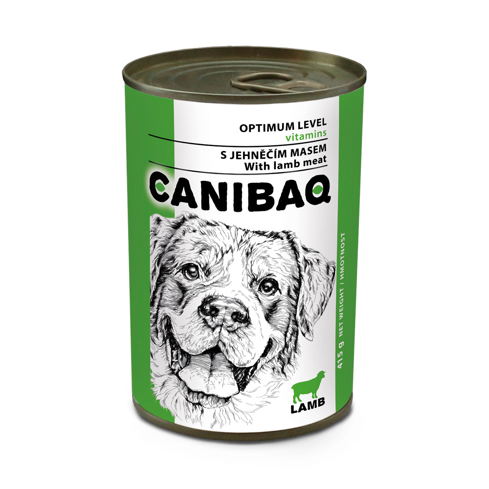 Klassische Dose Hund - Lamm 415g - CANIBAQ