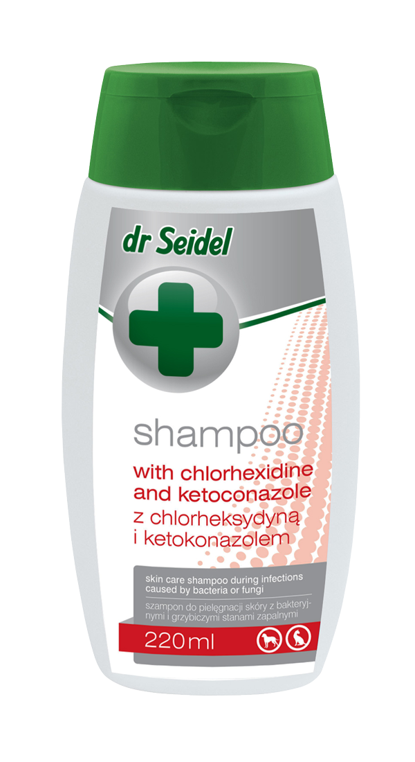 SHAMPOO mit Chlorhexidin und Ketoconazol 220 ml - DR SEIDEL
