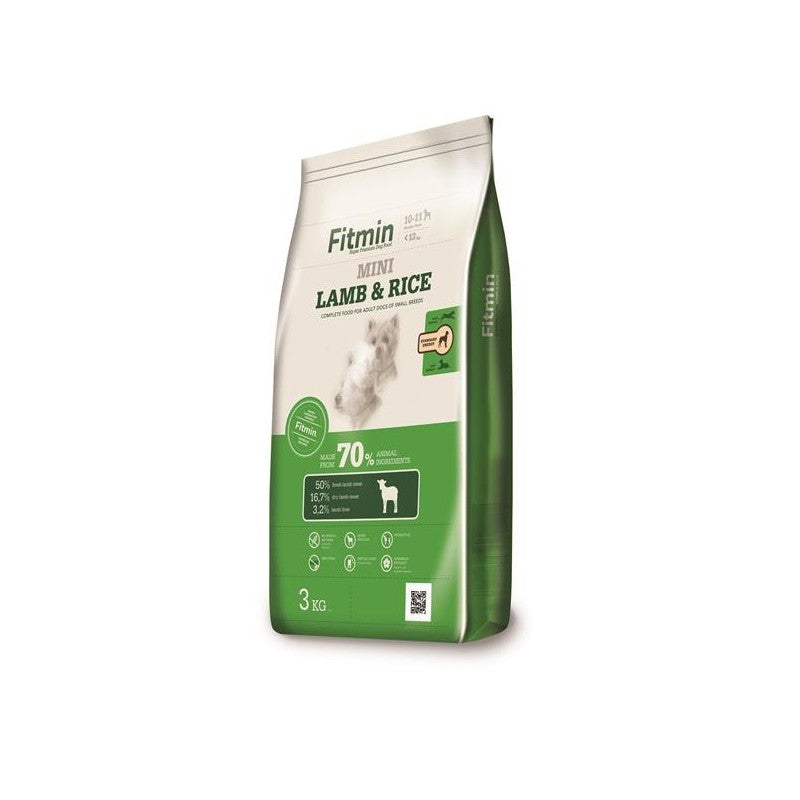 Hund Mini Lamm & Reis 3kg - FITMIN
