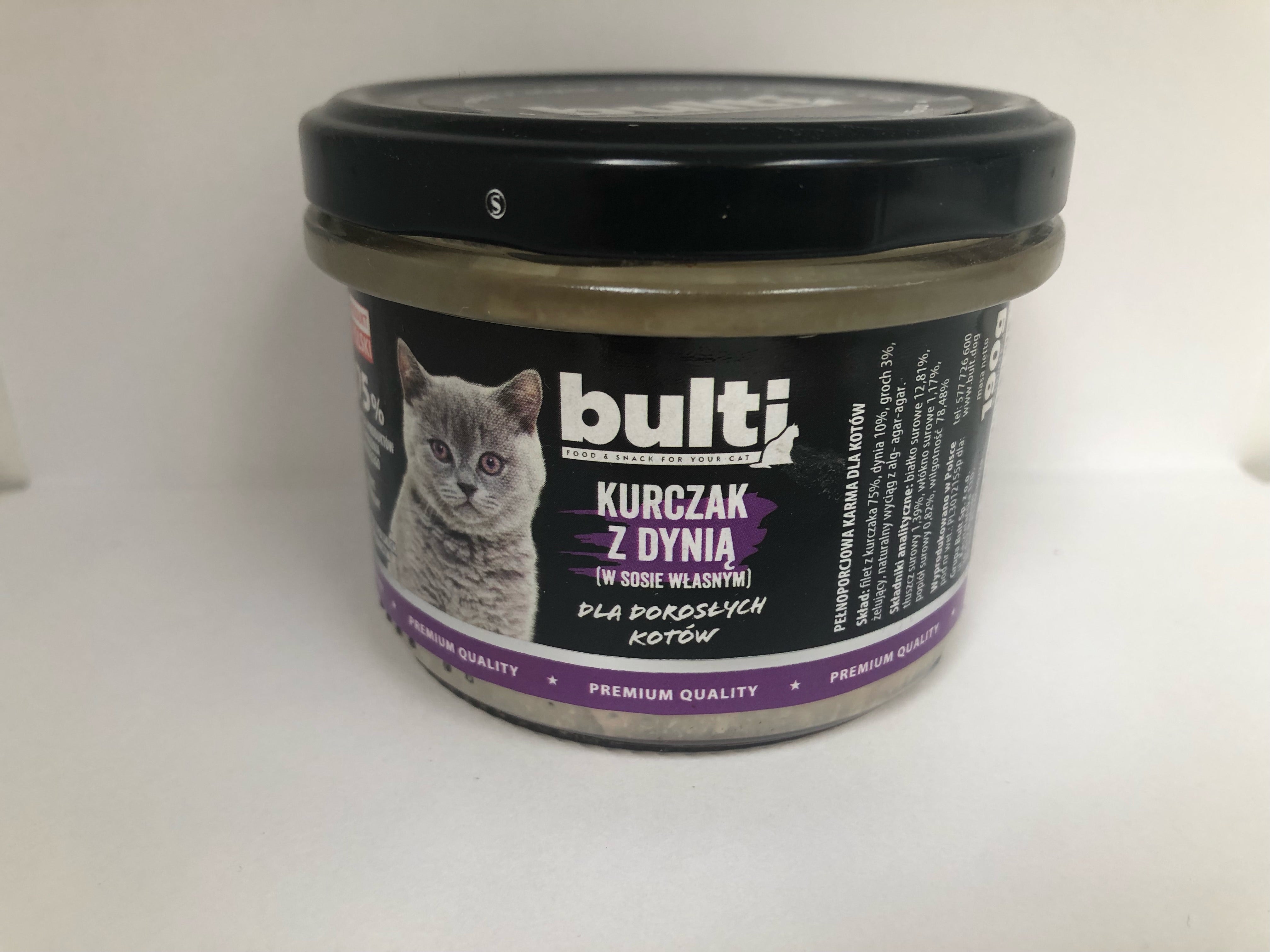 Hühner-Kürbis-Eintopf für ausgewachsene Katzen - BULT