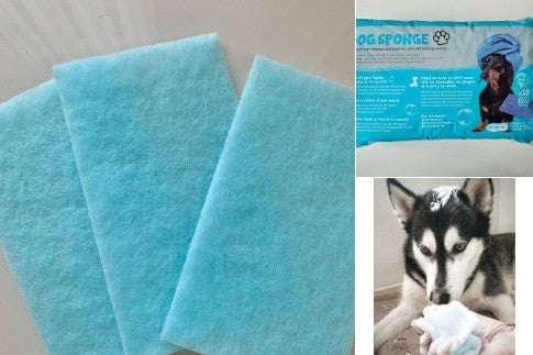 Mit Seife getränkter Schwamm für Hund oder Katze 10 Stück - DOG SPONGE