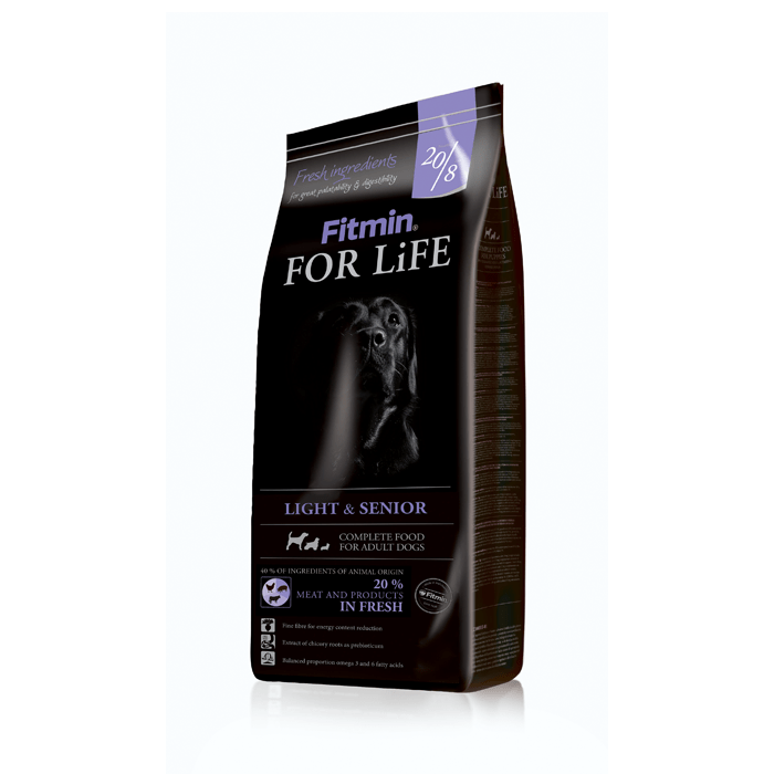 Hund For Life Light & Senior 3kg - FITMIN