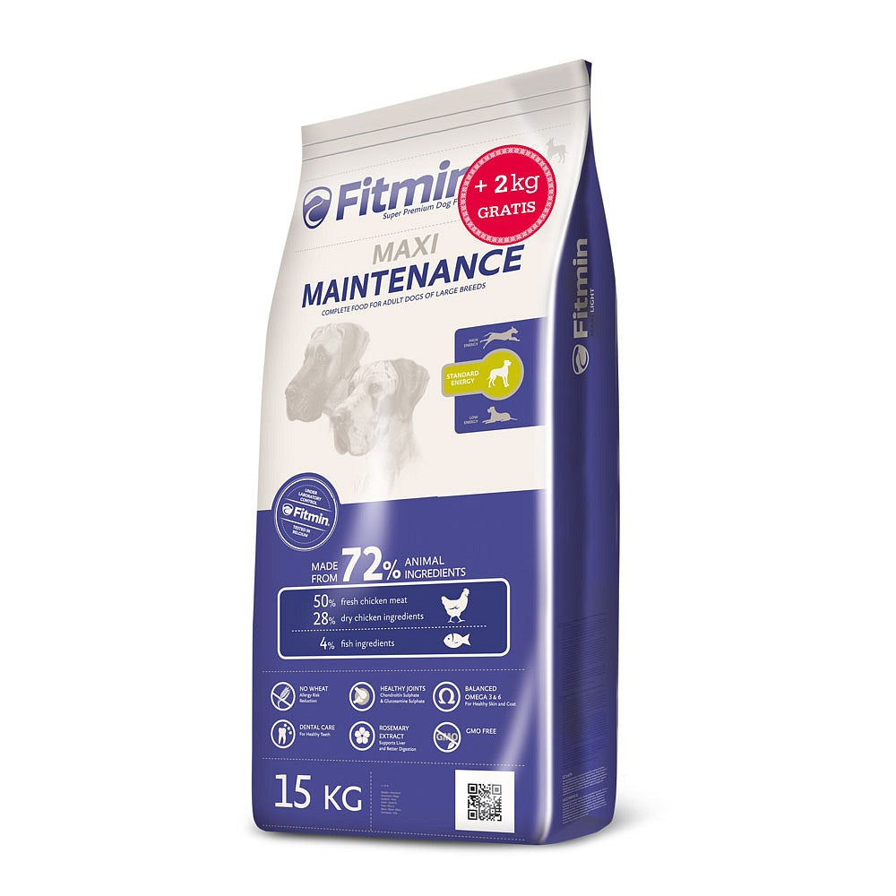 Hund Maxi Maintenance 15kg + 2kg gratis - FITMIN