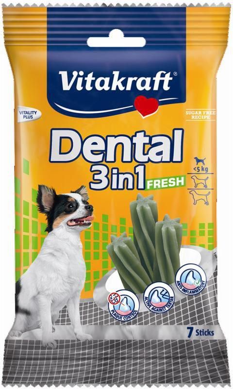 DENTAL 3in1 FRESH XS Hundesnack 70g - VITAKRAFT