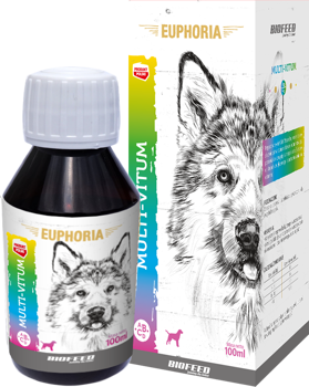 EUPHORIA Multi-Vitum Hund 100ml - BIOFEED