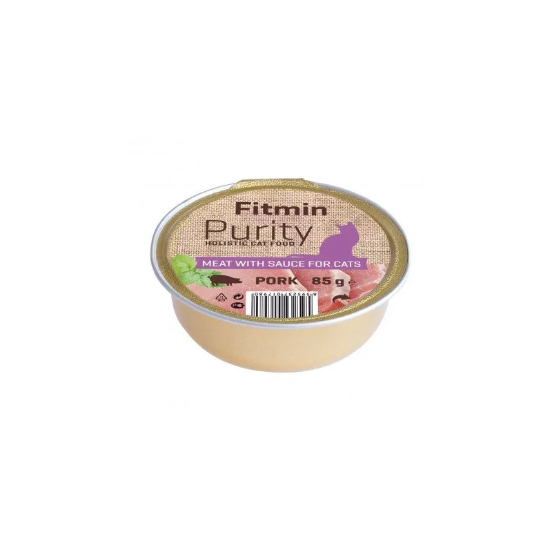 Katze Reinheit Alutray Schwein 85g - FITMIN