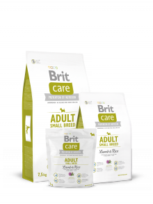 CARE ADULT SMALL BREED LAMM & REIS 1kg - BRIT