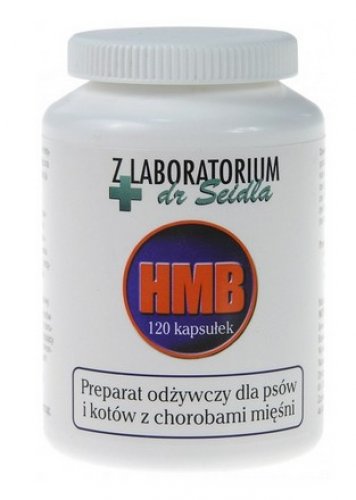 HMB-Ernährungszubereitung für Hunde und Katzen + 20% gratis 120 Kps - DR SEIDEL
