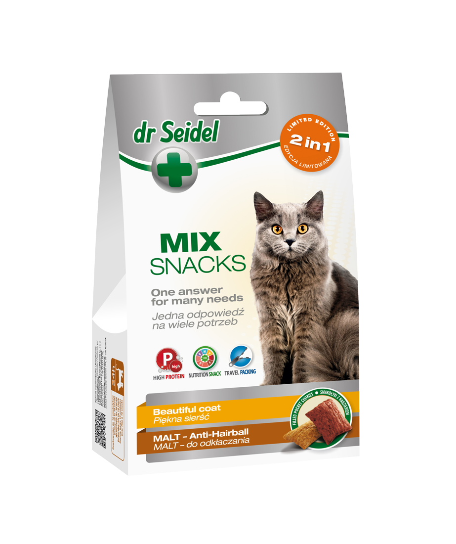 SWEET MIX 2in1 für schönes Fell & Malz für Katzen 60g - DR SEIDEL