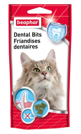 DENTAL BITS Zahnungsleckerli für Katzen 35g - BEAPHAR