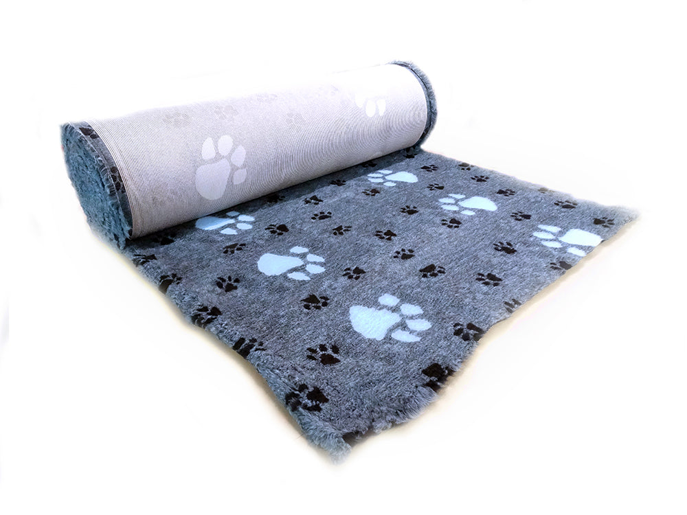 DryBed Bettwäsche (75x50) Große Pfoten Blau Schwarz - CANIFEL