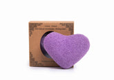 Esponja de Konjac para limpeza facial "Gota" Lavanda - BEBEVISA