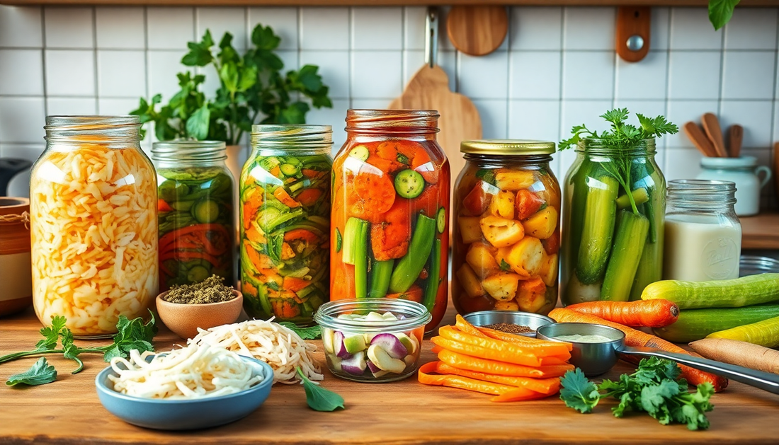 Die Kraft der Fermentation: Wie eingelegte Lebensmittel Ihre Darmgesundheit und Verdauung unterstützen