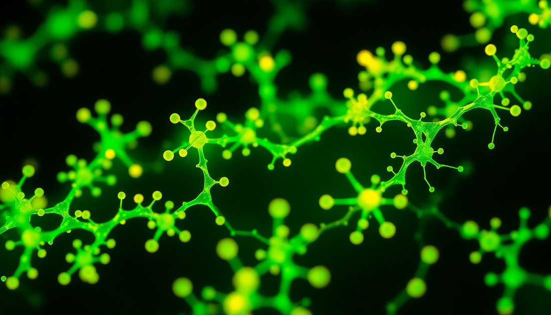 Fluorescein unter dem Mikroskop – Wenn Chemie zu leuchten beginnt