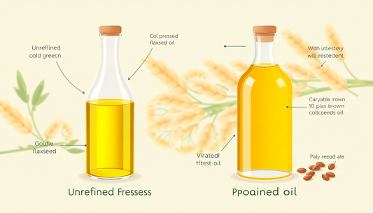 Pflanzliche Fette – Warum Leinsamenöl statt raffiniertem Öl?