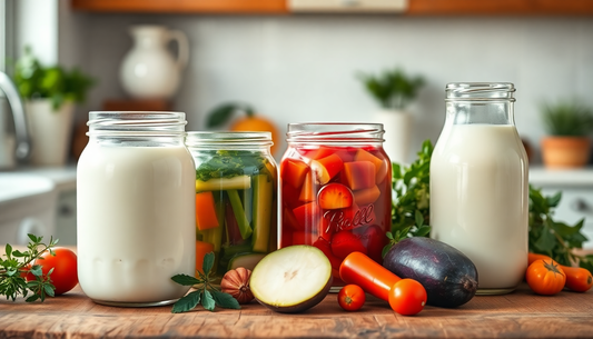 Natürliche Probiotika: Joghurt, Kefir und fermentierte Lebensmittel für einen gesunden Darm