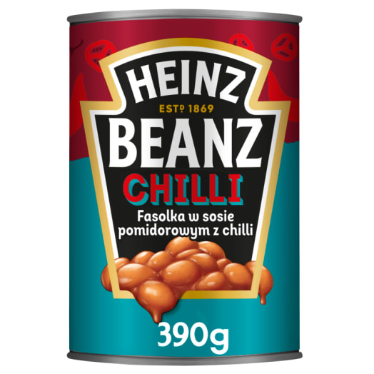 HEINZ-BOHNEN IN TOMATEN-CHILLI-SAUCE 390 G