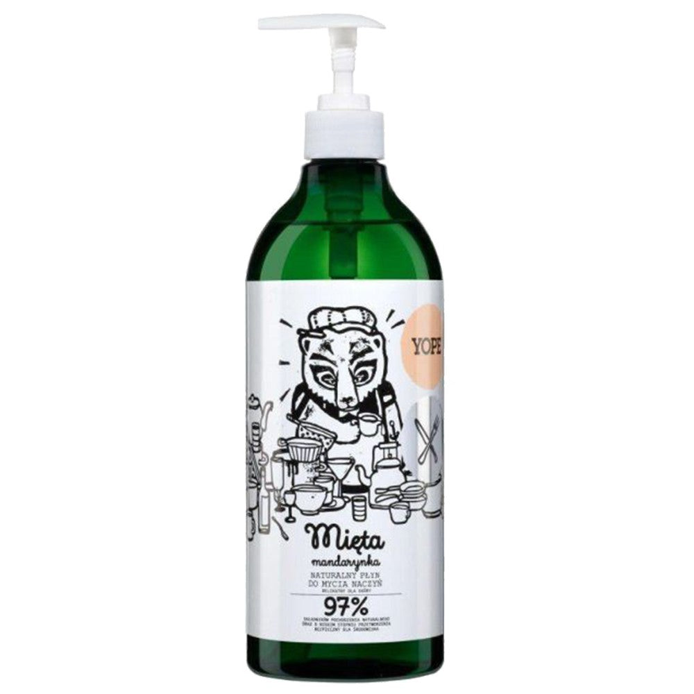 Natürliches Geschirrspülmittel Minze und Mandarine 750 ml - YOPE