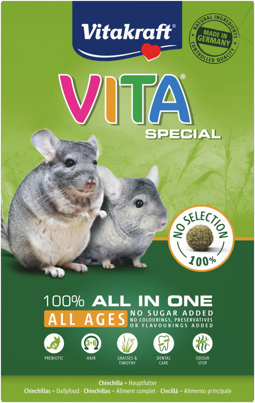 VITA SPECIAL Krmivo pro činčily 600g - VITAKRAFT