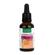KRAUTERHAUS SANCT BERNHARD Vitamíny D3 + K2 Kapky, s MCT olejem (30 ml)