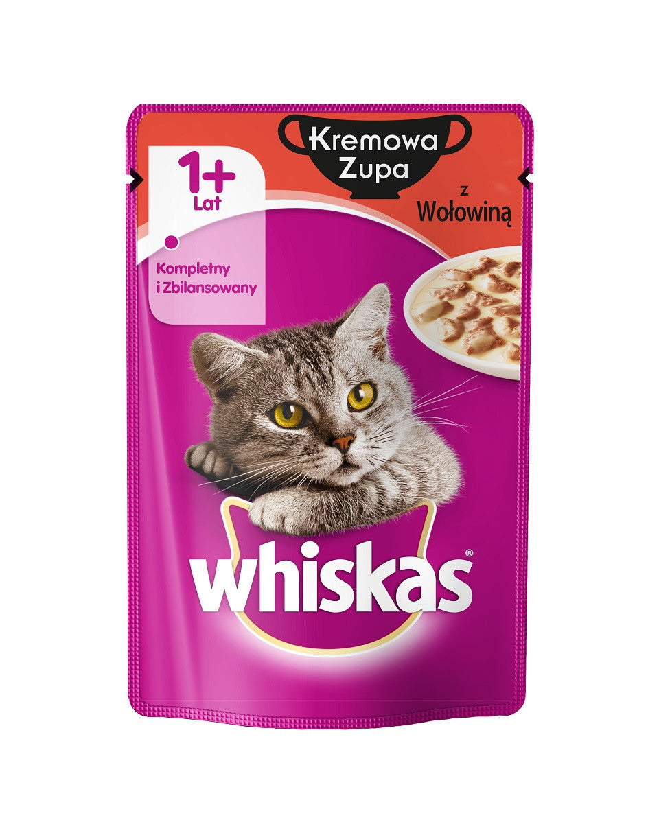 شوربة كريمة اللحم البقري 85 جرام [340790] - WHISKAS