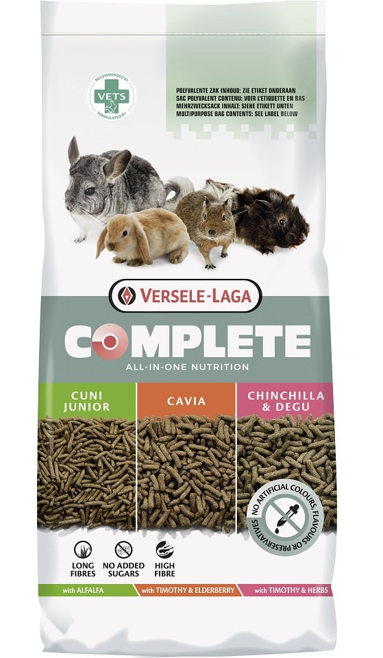 Chinchilla &amp; Degu Complete - Extrudate for chinchillas and degus [461524] 8kg - VERSELE LAGA