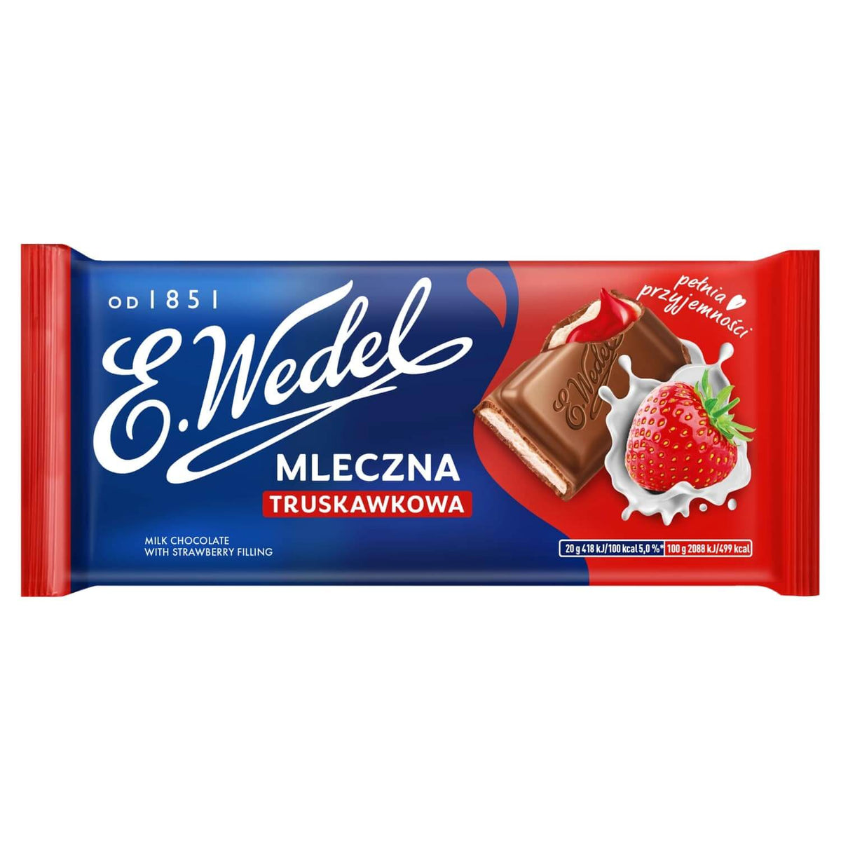 Sô cô la dâu nhân E. Wedel 100g
