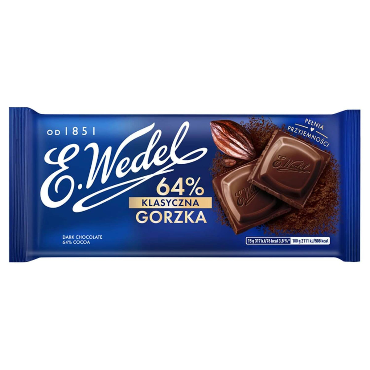 Hořká čokoláda E. Wedel 100g
