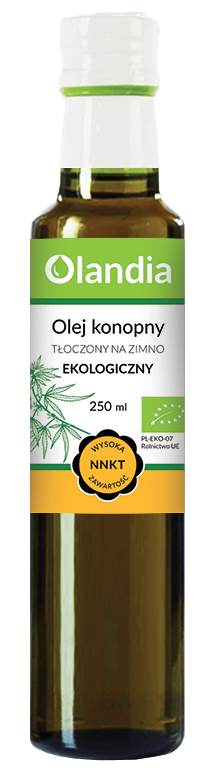 Organic hemp oil 250 ml OLANDIA