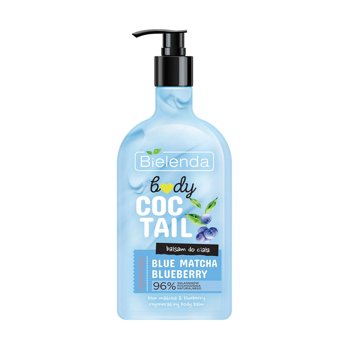 BIELENDA KÖRPERCOCTAIL BLAUER MATCHA-BLAUBEER REGENERIERENDER KÖRPERBALSAM 400 ML