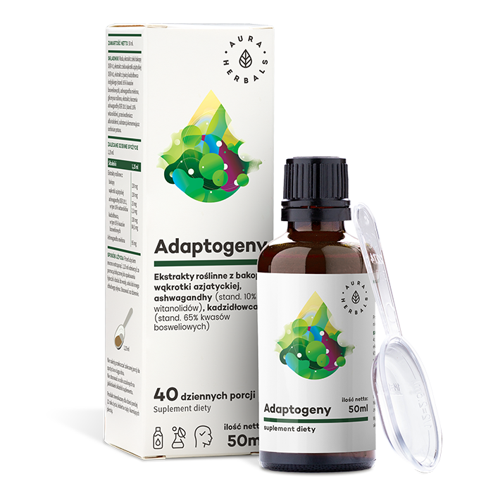 Adaptogen - Nhang Pennywort Ashwagandha - dạng lỏng 50ml AURA HERBALS