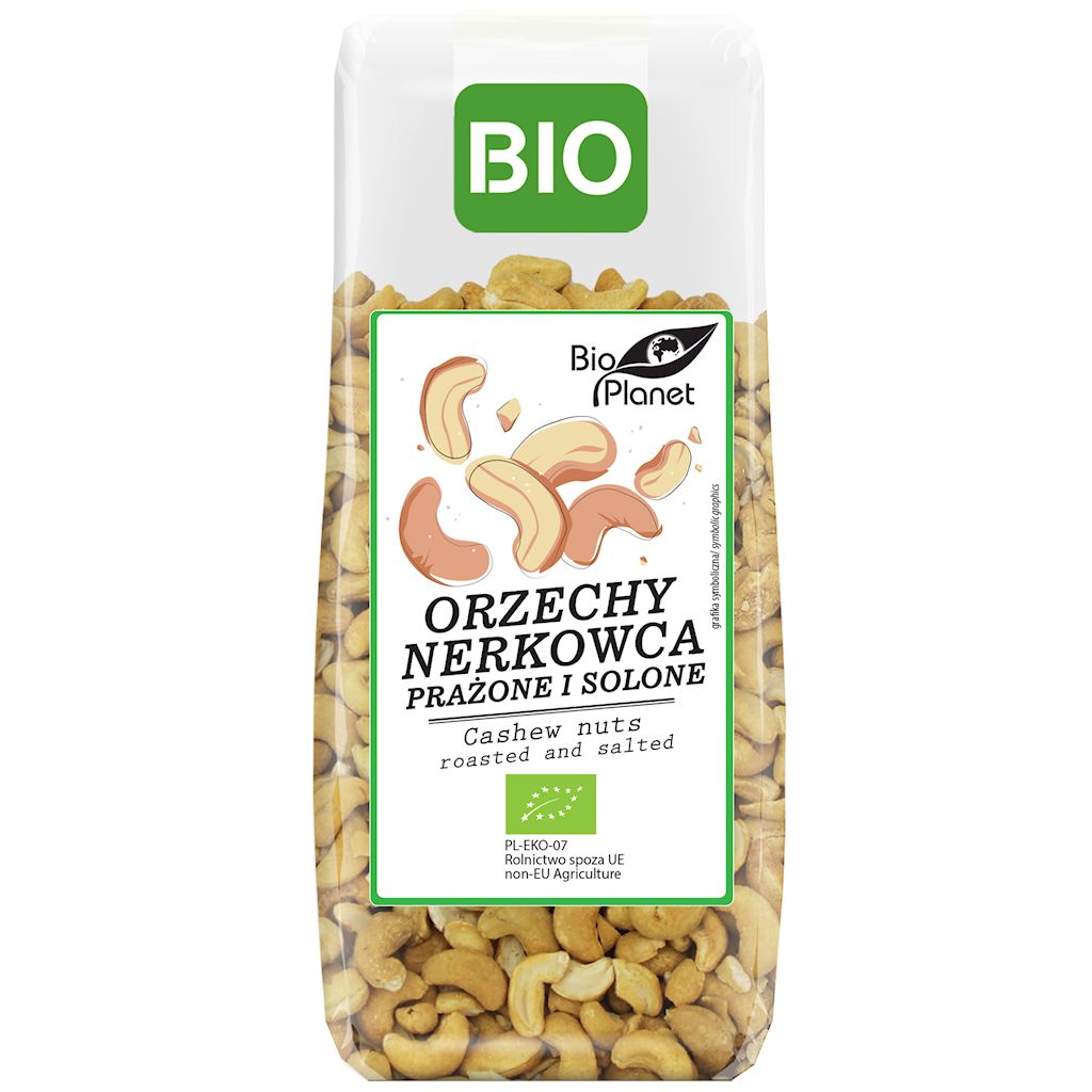 Kacang Gajus Panggang dan Masin ORGANIK 100 g - BIO PLANET