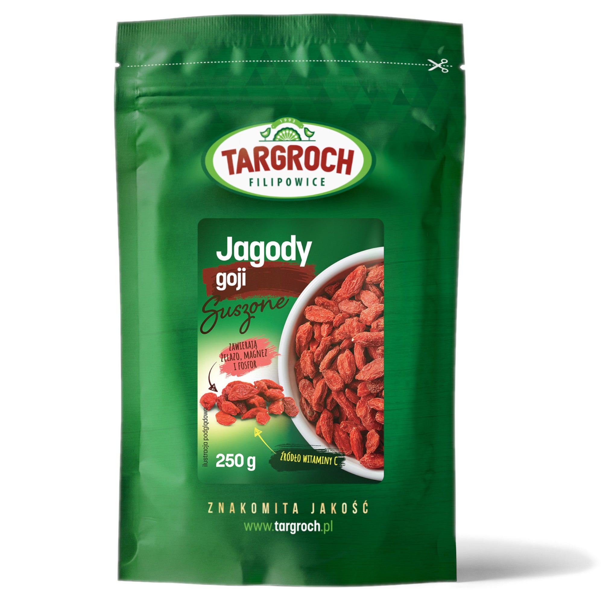 Tørrede Goji-bær 250g TARGROCH