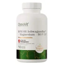 OSTROVIT KSM-66 Ashwagandha + Magnesium + B6 P-5-P VEGE (90 Kapsul)