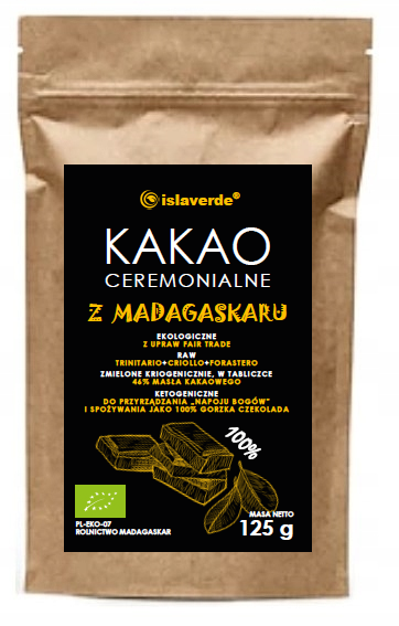 CEREMONIAL COCOA TAB BIO 125 g - ISLAVERDE (SEGURA)