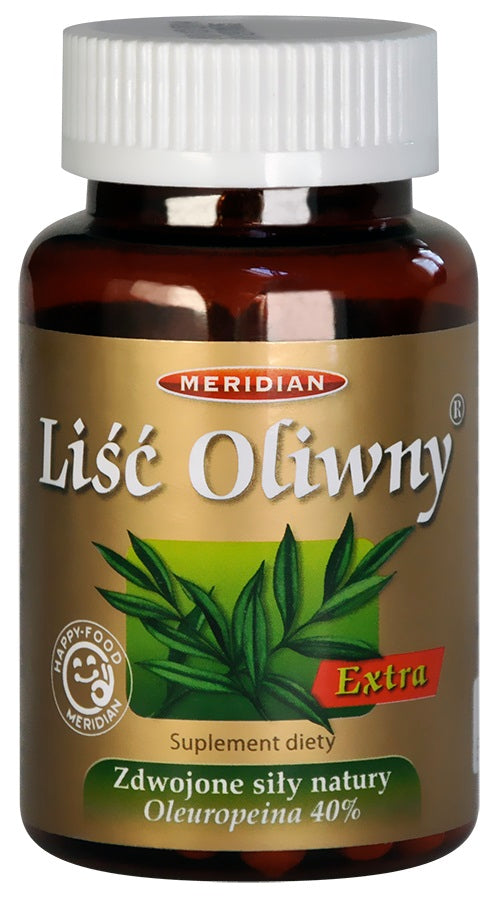 Ekstra Olivenblad 40% 60 MERIDIAN-Kapsler
