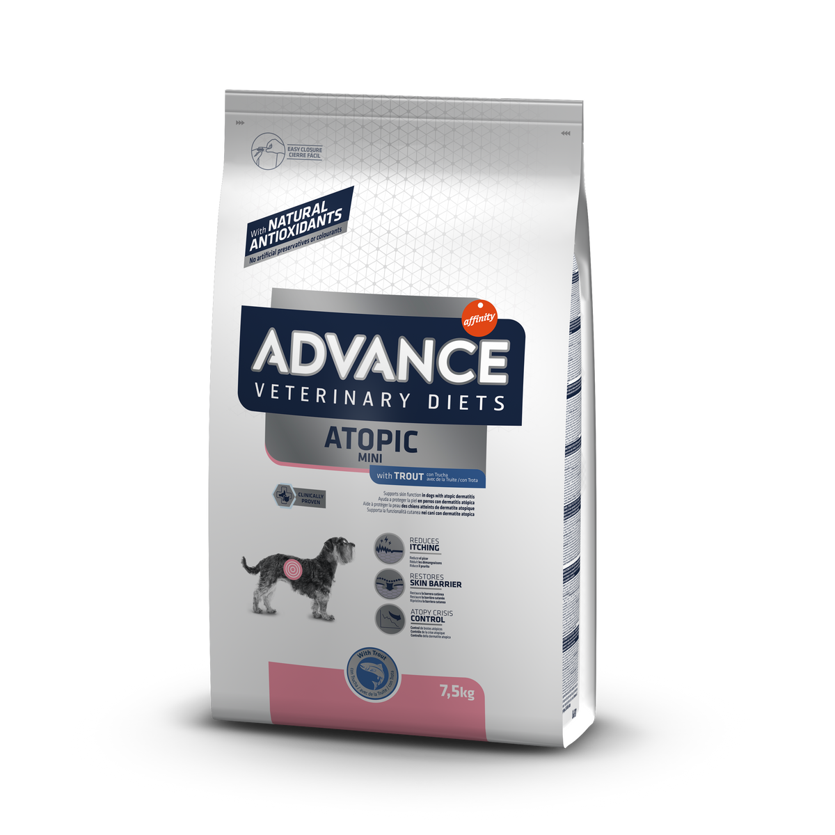 Atopic Mini Trout - dry dog ​​food 7.5kg [928105] - ADVANCE