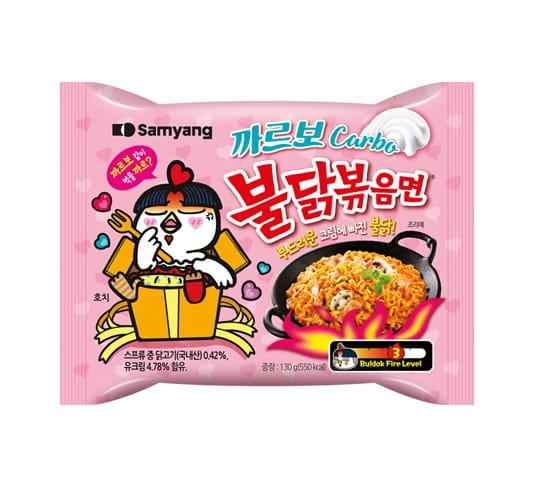 Samyang Buldak Hot Chicken Carbonara Ramen 130g