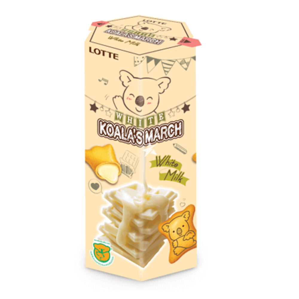 Lotte Koala March Bílé mléko Rodinné balení 195 g