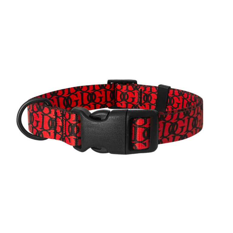 Justerbart modehalsband - 15-42cm Rött - CHABA