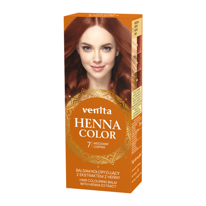 หลอดเฮนน่า 007 ทองแดง VENITA