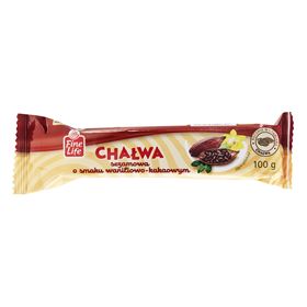 FINE LIFE SESAM HALVA MIT VANILLE- UND KAKAOGESCHMACK 100 G