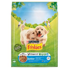 FRISKIES VITAFIT JUNIOR HUNDFODER MED KYLLING OCH GRÖNSAKER 3 KG