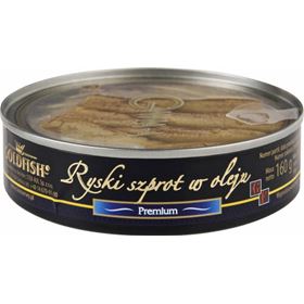 Oil-smoked goldfish sprat 160 g