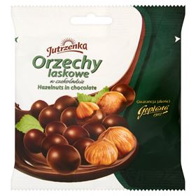 JUTRZENKA HASELNÜSSE IN SCHOKOLADE 80 G
