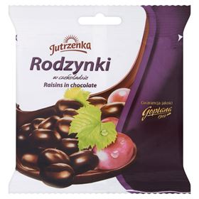 JUTRENKA ROSINEN IN MILCHSCHOKOLADE 80 G 24 STÜCK