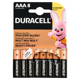 DURACELL AAA ALKALINE BATTERIEN 8STK